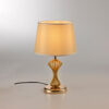 TABLE LAMP SHALLOW DRUM GOLD IRON 25X42CM LAMPS 3907489260604 WEB