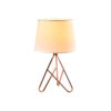TABLE LAMP TAPERED DRUM GOLD IRON 25X42CM LAMPSHADE SIZE 25X18CM 3907489260611 WEB
